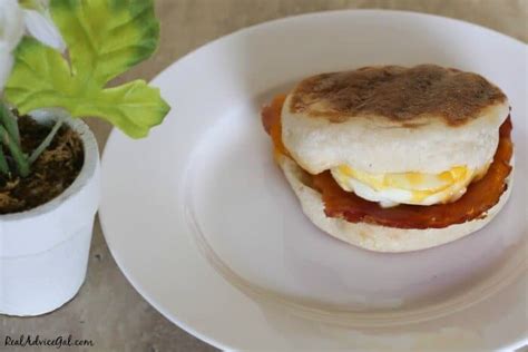 Homemade Egg McMuffin Breakfast Recipe - Real Advice Gal