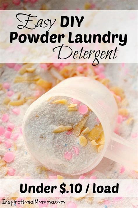 Homemade Laundry Detergent Powdered Detergent Tutorial