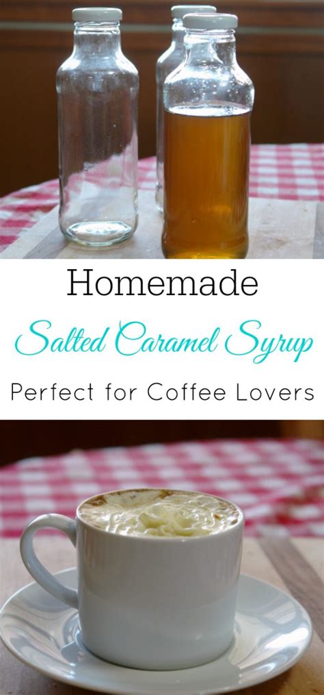 Homemade Salted Caramel Syrup - Retro Housewife Goes Green