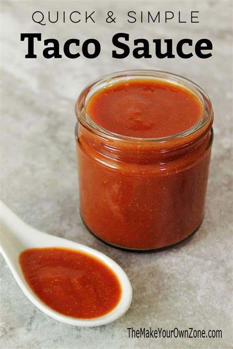 Homemade Taco Sauce