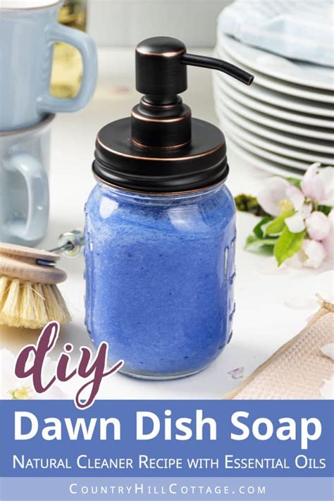 Homemade dish soap. Try this do-it-yourself dish soap recipe using essential oils. It is perfect for removing grease and awakening your senses. 