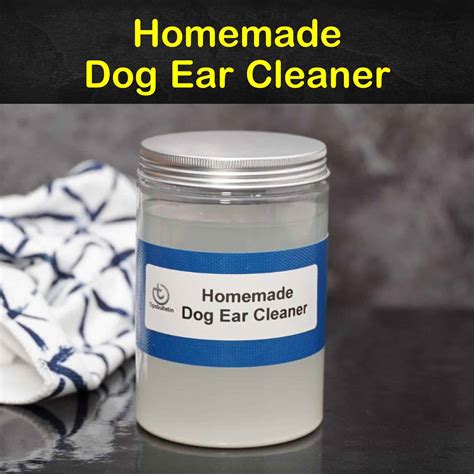 Homemade dog ear cleaner. Things To Know About Homemade dog ear cleaner. 