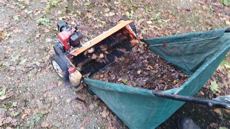 Homemade leaf sweeper. Homemade Leaf Vacuum for $50: You can easily build this giant leaf vacuum for around $50. Steps: - Cut 4'x3' half inch plywood for base and attach to back of mower. - Prop up back end of plywood with a 5 foot long 2x2 - Build a 3'x4'x4' wire frame box out of 2x2s, on top of the … 