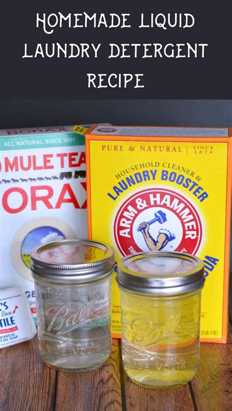 Homemade liquid laundry detergent. In today’s fast-paced world, finding ways to save time and money is always a top priority. One area where both can be achieved is in your laundry routine. Traditional liquid or pow... 