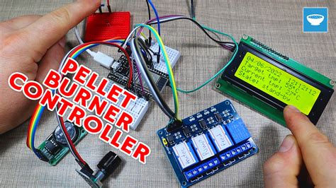 Homemade pellet stove auger.  Arduino Pellet Stove Controller: This is built to co...