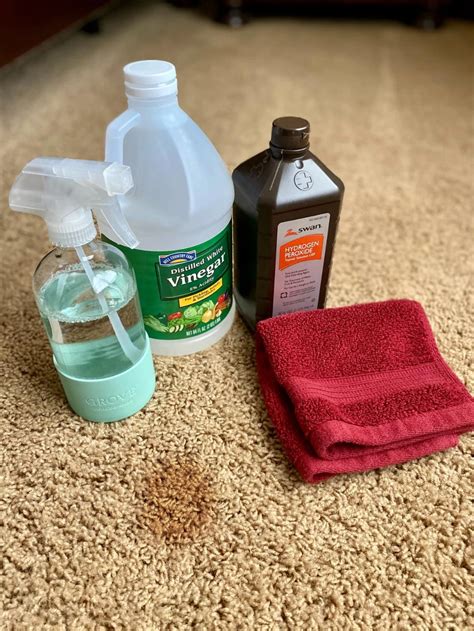 Homemade rug cleaner. Mix the baking soda and cornstarch in equal parts and sprinkle it on the affected area. Let the mixture sit on the stain for 15 to 20 minutes, then vacuum it up. If the stain remains, repeat the ... 