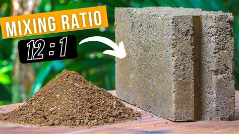 Homemade soil cement.  " I&rsquo;ve been looking for the perfect rec...