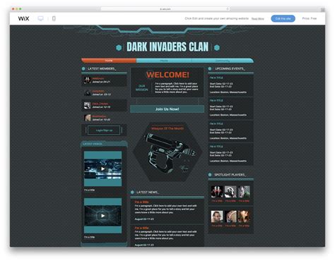 Homepage - Clan Store