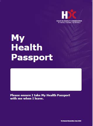 Homepage ENG My Health Passport