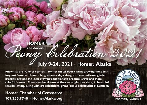 Homer Peony Celebration 2024 Event Calendar