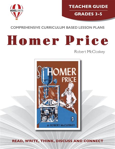 Homer price literature unit 6 books 1 teacher guide by steps to literacy staff. - Manuale fotografia in bianco e nero.