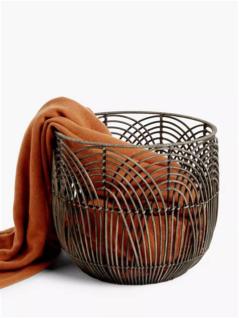 Homes on 4 - Basket, Rattan John Lewis & Partners