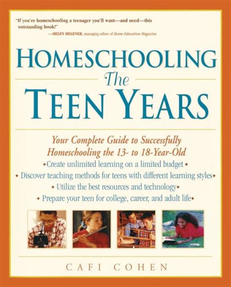 Homeschooling the teen years your complete guide to successfully homeschooling the 13 to 18 yea. - Aspects du paysage néo-classique en france de 1790 à 1855.