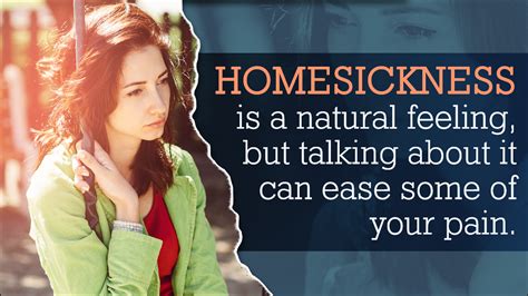 Homesickness involves feelings of distress (emotional or physical) that can happen when a person is separated from home and their loved ones. 1 People may experience it following a temporary or permanent move, like relocating to a new area, going away to summer camp or college, or being hospitalized. 1,2,3 Some people may even feel homesick in a.... 
