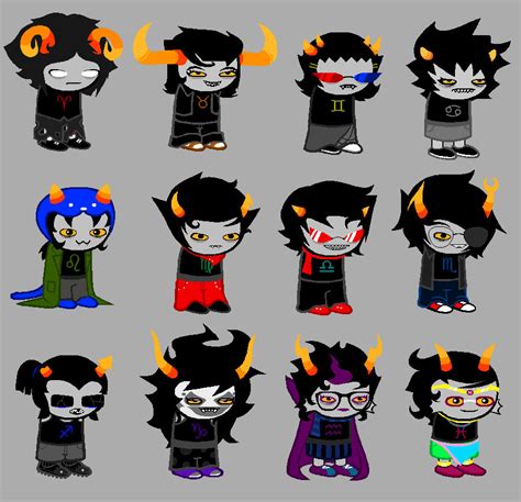 Homestuck troll generator. You could also follow a number system if you have a group to follow the Hemospectrum. Each canon troll has a number in order of the Hemospectum: Karkat = 1, Aradia = 2, Tavros = 3, and so on. You then you add the two numbers of your parents together, and put the numbers in numerical order. 