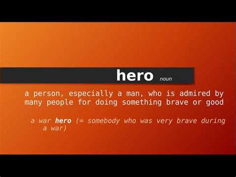 Hometown hero definition and meaning - Collins Dictionary