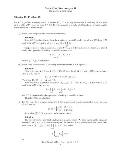 Homework 7 Real Analysis