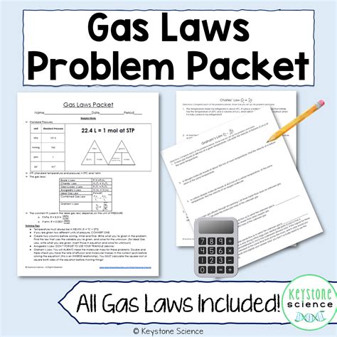 Homework Packet Combined Gas Laws Answer Key