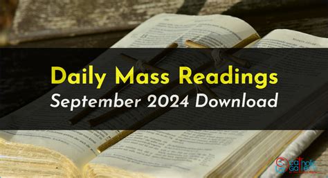 Homilies for September 2024 - Homiletic & Pastoral Review