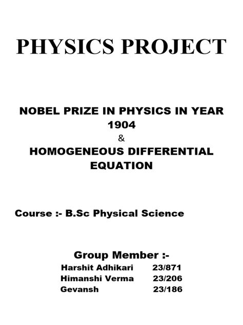 Homogeneous Differential Equation2 PDF Waves Applied And