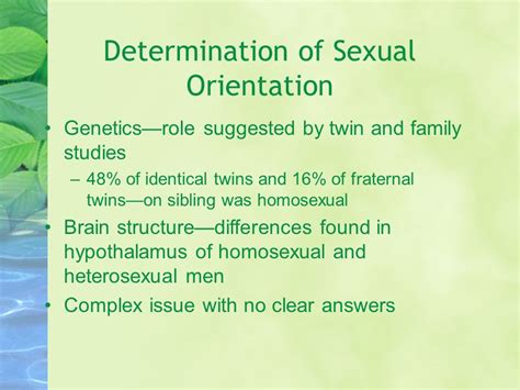 Homosexual orientation in twins