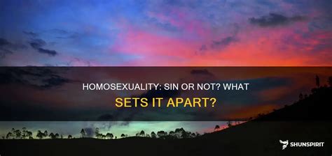 Homosexuality is not a sin, here&rsquo;s why