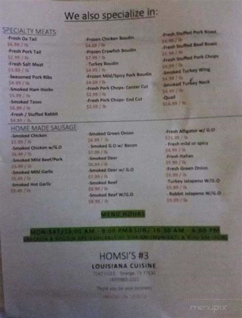 Homsi's menu lake charles. Things To Know About Homsi's menu lake charles. 