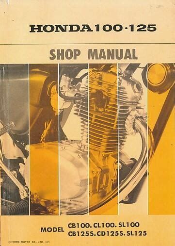 Honda 100 125 shop manual models cb100 cl100 sl100 cb125s cd125s sl125 motorcycle. - Triumph tiger 800 service and repair manual 2010 2014 haynes.