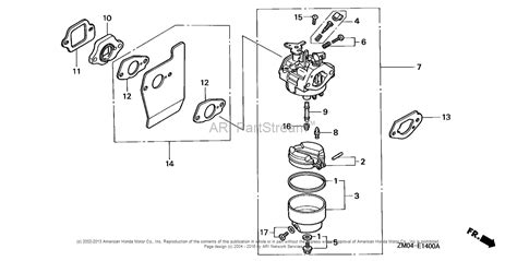 Honda 160 carburetor diagram. Part Number:90014-952-000. In Stock, 5 available. Note: Serial# (1000001-9999999) $2.99. Add to Cart. 14. Fix your HRX217 Lawn Mower (Type HMA) (VIN# MAGA-1000001 to MAGA-1299999) today! We offer OEM parts, detailed model diagrams, symptom-based repair help, and video tutorials to make repairs easy. 