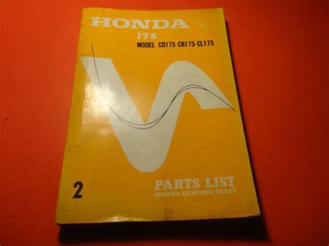 Honda 175 cd175 cb175 cl175 service parts catalog manual 1 download. - Life space crisis intervention study guide.