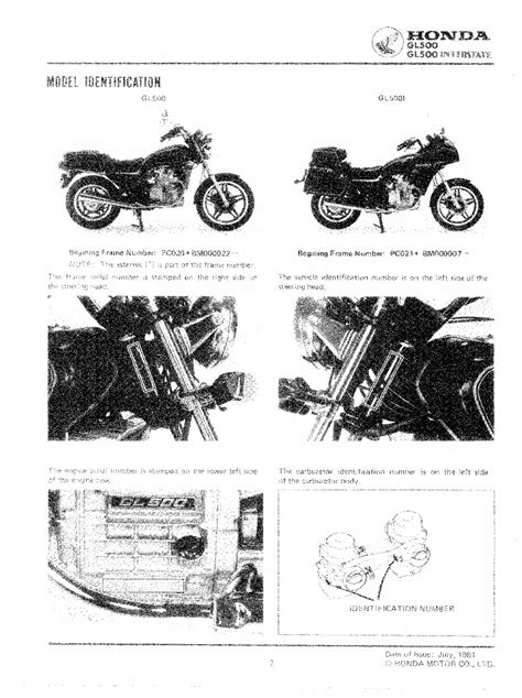 Honda 1981 1983 gl500 gl500 interstate gl650 interstate motorcycle workshop repair service manual 10102 quality. - Minimec fuel injection pump manual diagram.