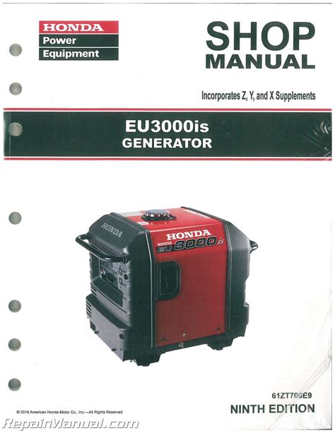 Honda 3000 inverter generator owners manual. - 2002 polaris virage genesis repair manual.