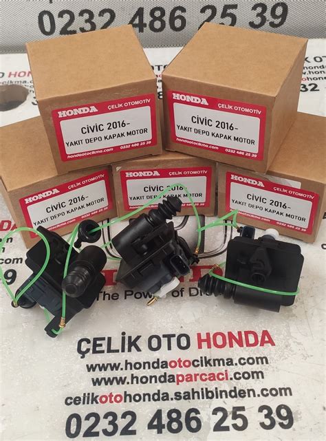 Honda Civic 2016–2021 Yakıt Depo Kapak Motoru (Yakıt Kapağı . 
