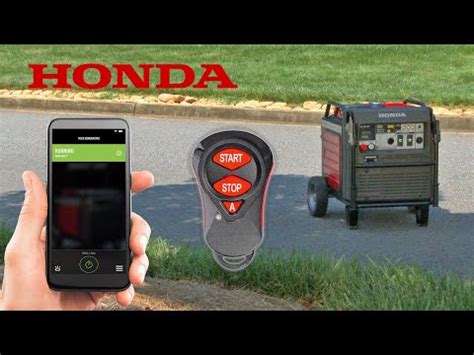 Honda EU7000is Generator Wireless Remote Starter Kit - YouTube