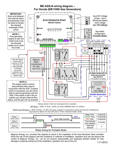 Honda F Engine Generator Diagram