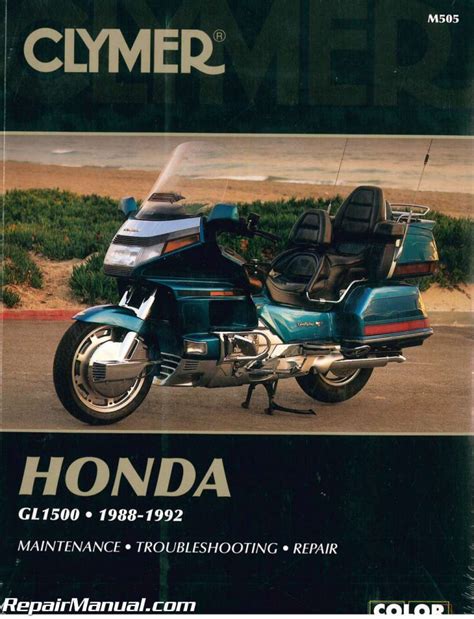 Honda Goldwing Gl1500 European Service Repair Pdf Manual …