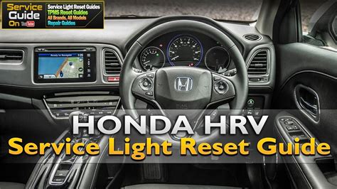 Honda HRV Service Light Reset - YouTube