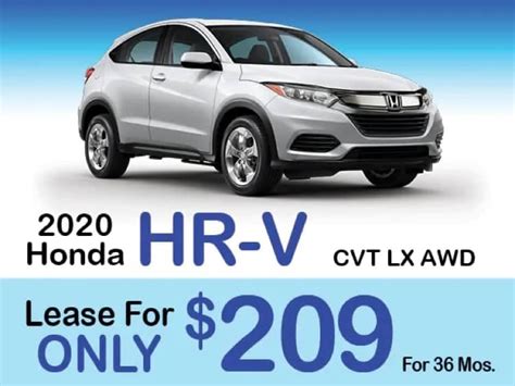 Honda Hrv Lease Price