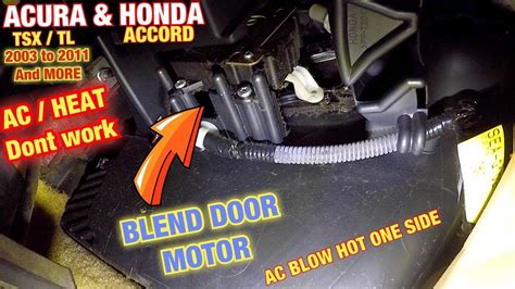 Honda accord blowing hot air on driver side. With the AC off it will blow very hot air (much hotter than ambient) on the driver side and ambient air on the passenger side, or with the AC on it will blow heated air on the driver side and ice cold on the passenger side. 