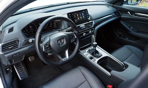 Honda accord interior. The Accord has been one of our top-rated sedans for years. While smoother and quieter than the standard four-cylinder engine, the larger V6 engines made the car more front-heavy and less nimble ... 