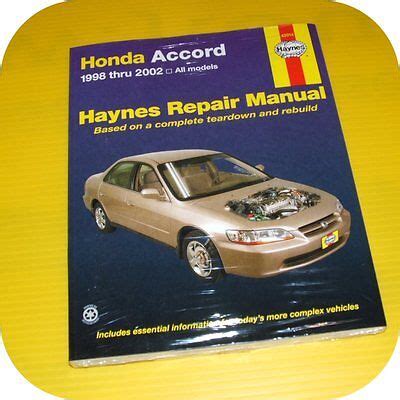 Honda accord workshop manual 98 02. - Golf iii manual in limba romana.
