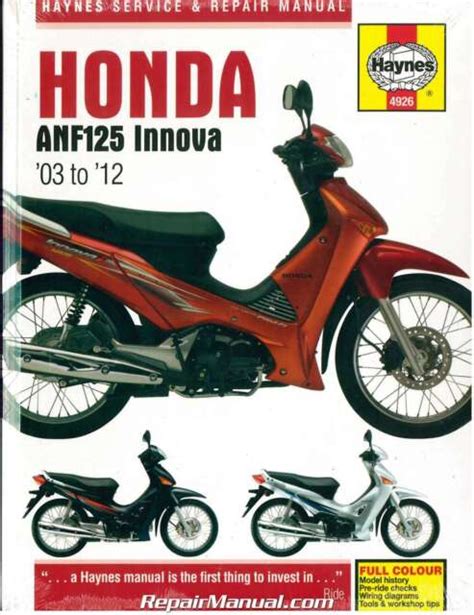 Honda anf 125 innova service and repair manual. - Suzuki lta 450x 2004 2009 service repair manual.