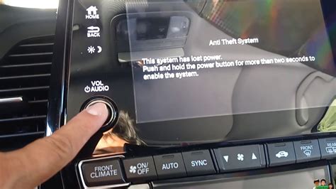 Looking for the procedure on how to reset the Anti Theft in the c