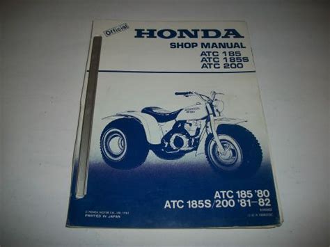 Honda atc 185s 1982 owners manual. - Excel vba guide of useful functions.