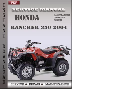 Honda atv service manuals 350 rancher es. - John deere gt 245 parts manual.