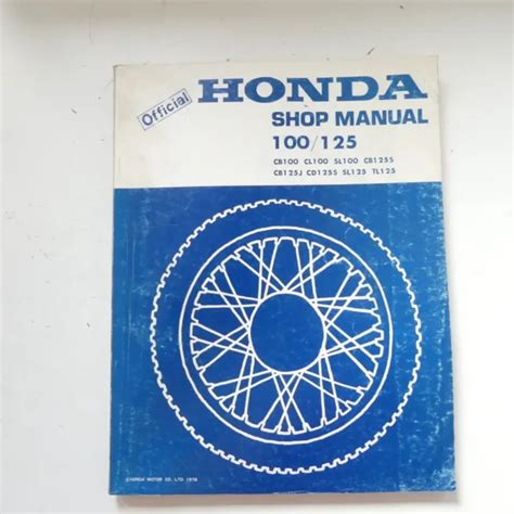 Honda cb 125 manuale di servizio. - Bobcat 773 handbuch zum kostenlosen herunterladen.