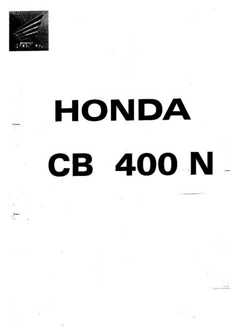 Honda cb 400 n service manual. - A manual on post gate admission guide made easy.