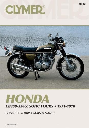 Honda cb350f cb400f cb500 cb550 clymer repair manual. - New jersey driver s manual translated to russian kindle edition.