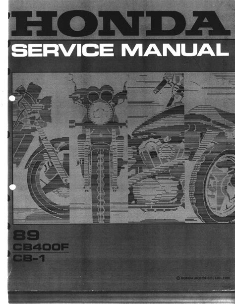 Honda cb400f cb1 service repair workshop manual 1989 onwards. - Mitsubishi colt ralliart type r owners manual.