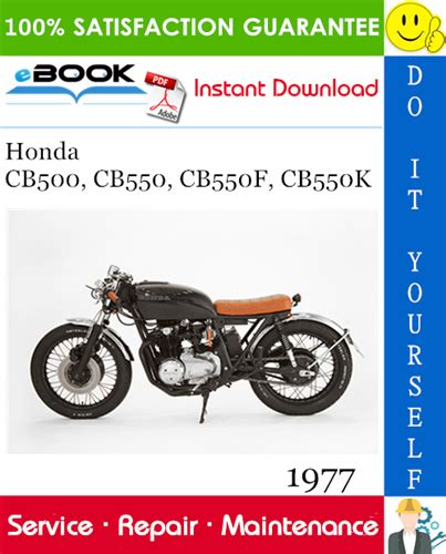 Honda cb500 cb550 motorcycle service repair manual. - Manual del operador de cat th460b.